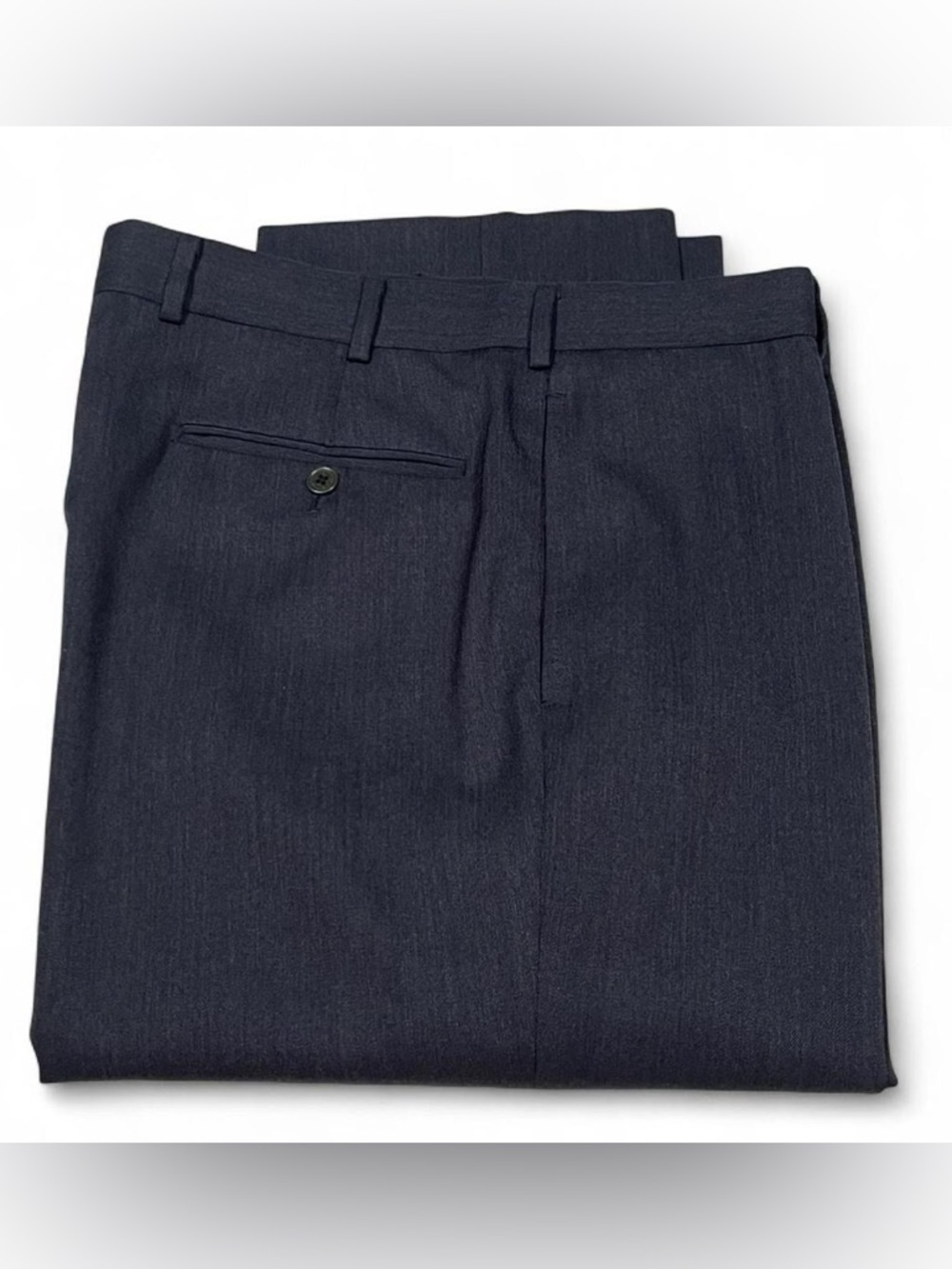 NWOT Brooks Brothers Madison Wool Flat Front Dress Pants Charcoal Grey W36 L32